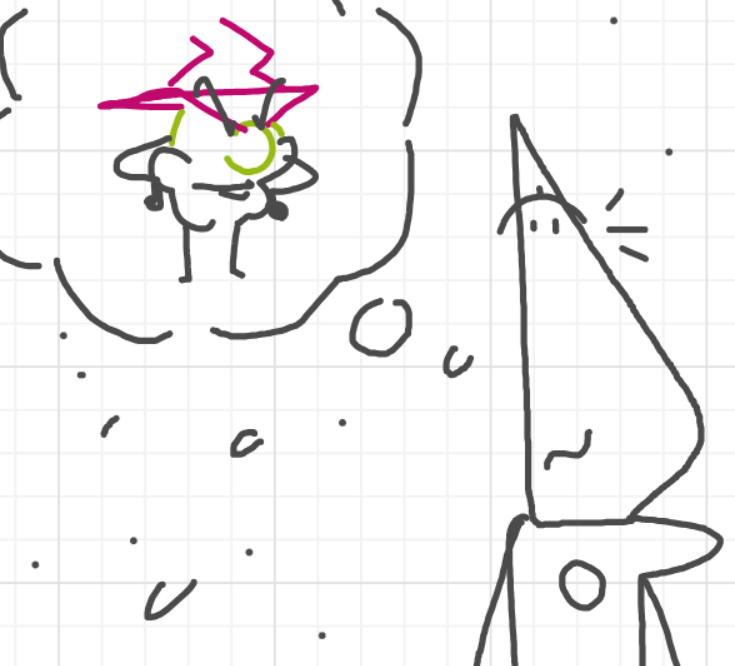 A panel from I've Been Everywhere, Man, episode nine of the Board Boards object show by Furretwalk/WalkingFurret.